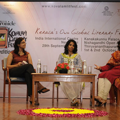 Devapriya_Roy,_Nirupama_Subramaniam_in_conversation_with_V_K_Karthika_of_HarperCollins_India